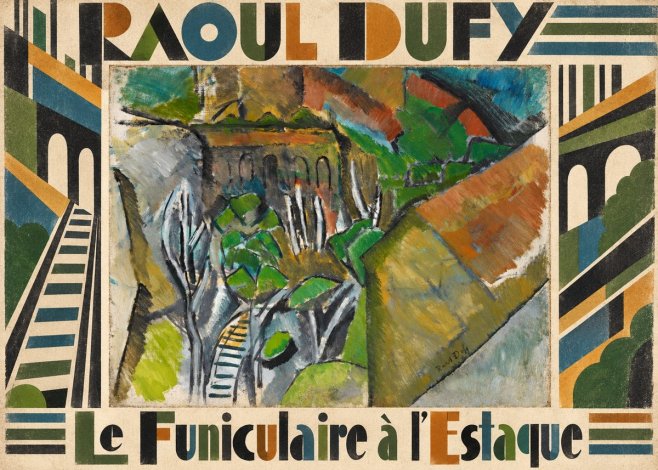 Raoul Dufy Le Funiculaire À L'estaque No4 - Poszter