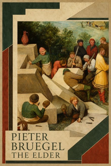 Pieter Bruegel The Tower of Babel V No2 - Poszter