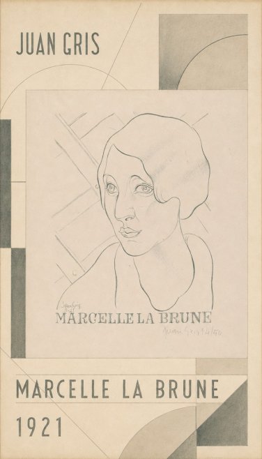 Juan Gris Marcelle La Brune II No4 - Poszter