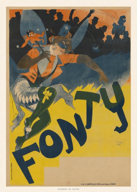 Georges de Feure Fonty I No6 - Poszter