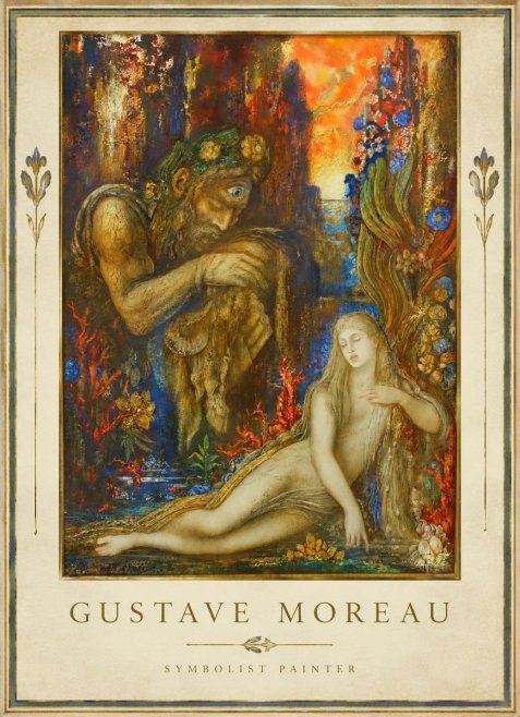 Gustave Moreau Galatea I No1 - Poszter