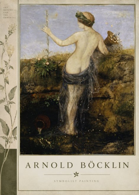 Arnold Böcklin Nymph in a Spring Forest No5 - Poszter