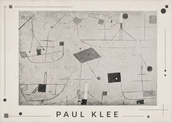 Paul Klee Seascape with Boats No1 - Poszter