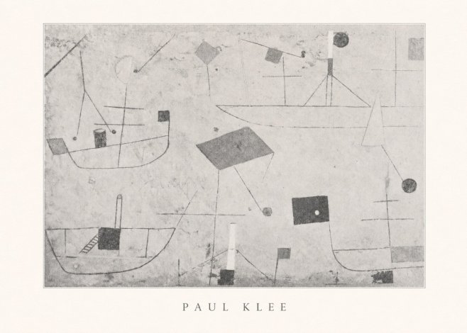 Paul Klee Seascape with Boats No5 - Poszter