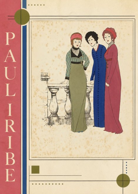 Paul Iribe Fashionable Ladies No3 - Poszter