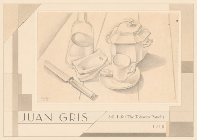 Juan Gris Still Life (the Tobacco Pouch) No4 - Poszter