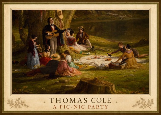 Thomas Cole A Pic-nic Party No4 - Poszter