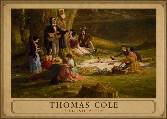 Thomas Cole A Pic-nic Party No6 - Poszter