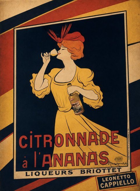 Leonetto Cappiello Citronnade À L'ananas No3 - Poszter