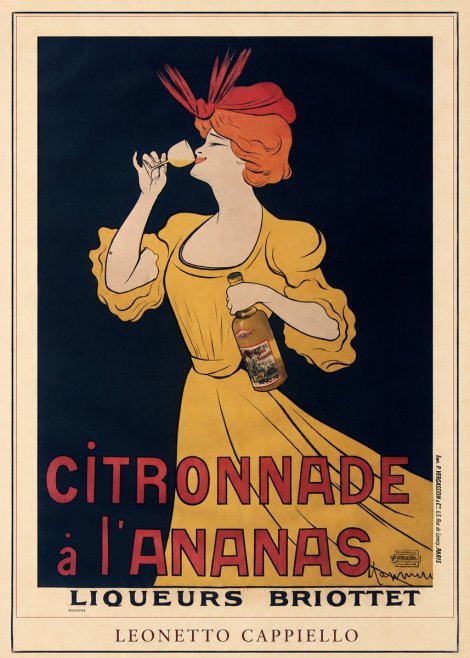 Leonetto Cappiello Citronnade À L'ananas No4 - Poszter