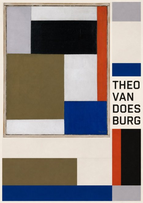 Theo van Doesburg Composition Xxii No2 - Poszter