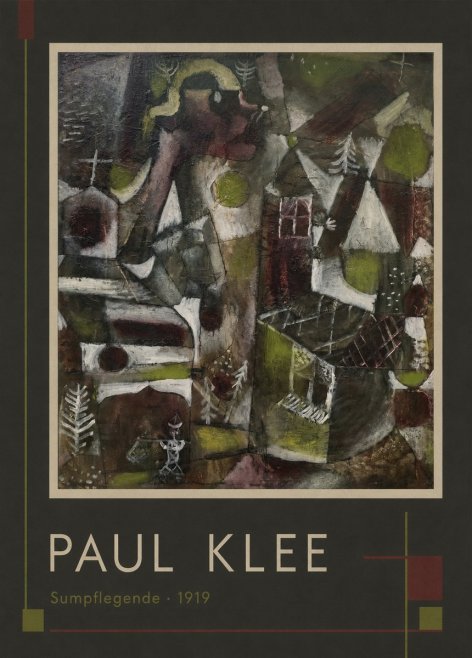 Paul Klee Sumpflegende II No1 - Poszter