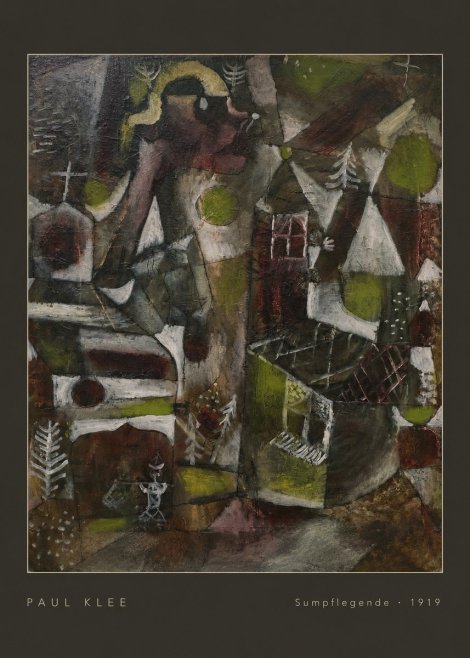 Paul Klee Sumpflegende II No5 - Poszter