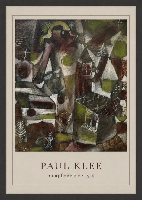 Paul Klee Sumpflegende II No6 - Poszter