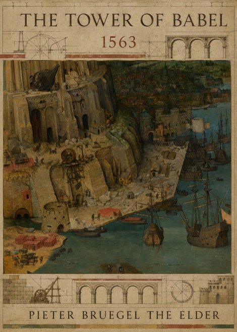Pieter Bruegel The Tower of Babel VI No2 - Poszter