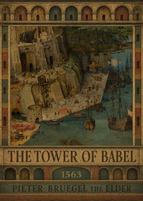 Pieter Bruegel The Tower of Babel VI No3 - Poszter