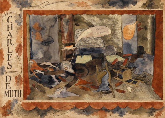 Charles Demuth The Death of Countess Geschwitz No5 - Poszter