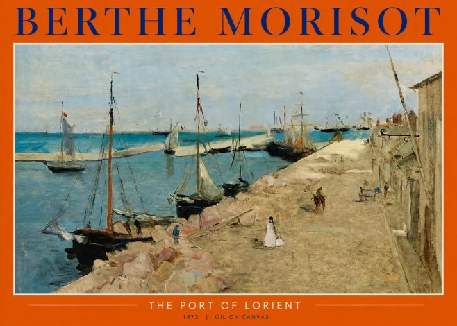 Berthe Morisot The Port of Lorient No2 - Poszter