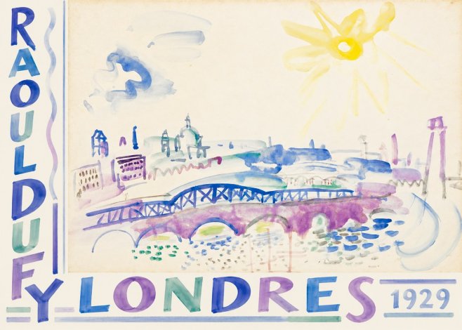 Raoul Dufy Londres - 1929 No5 - Poszter