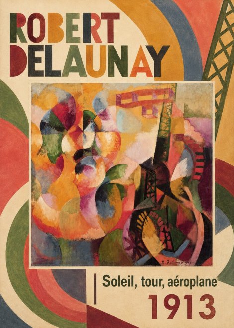 Robert Delaunay Soleil, Tour, Aéroplane No2 - Poszter