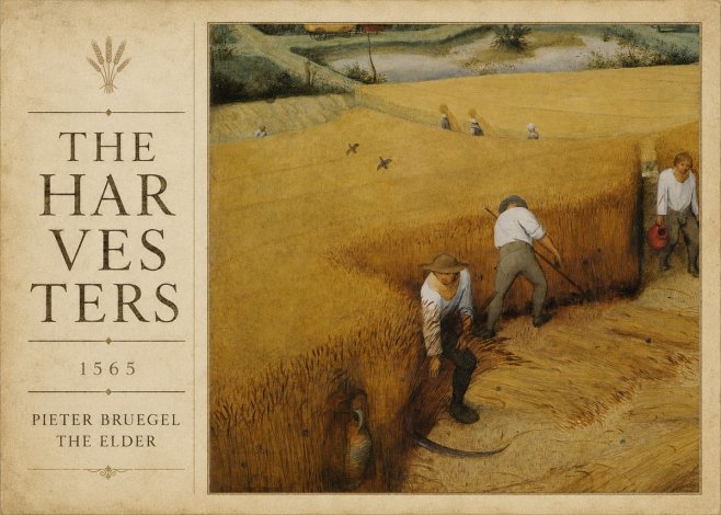 Pieter Bruegel The Harvesters IV No2 - Poszter