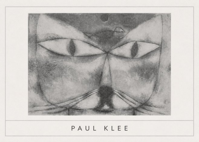 Paul Klee Cat and Bird No5 - Poszter