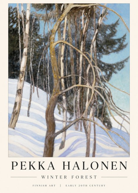 Pekka Halonen Winter Forest III No1 - Poszter