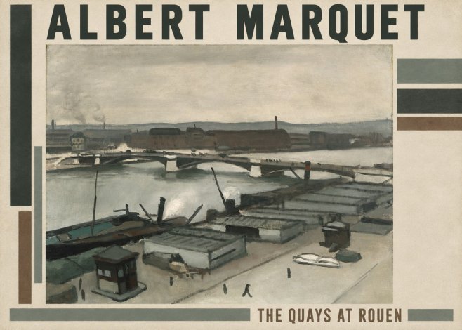 Albert Marquet The Quays at Rouen No2 - Poszter