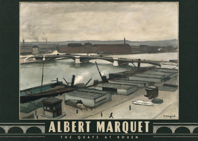 Albert Marquet The Quays at Rouen No4 - Poszter