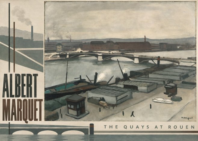 Albert Marquet The Quays at Rouen No5 - Poszter