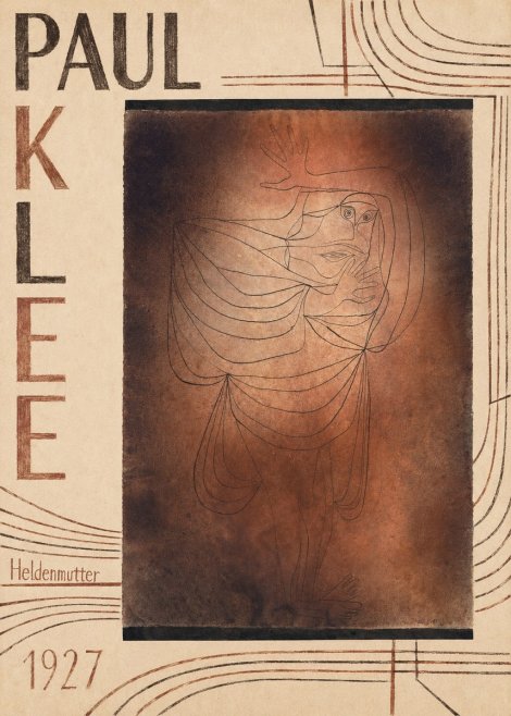Paul Klee Heldenmutter No5 - Poszter
