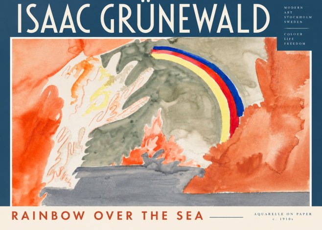 Isaac Grünewald Watercolor Composition No4 - Poszter