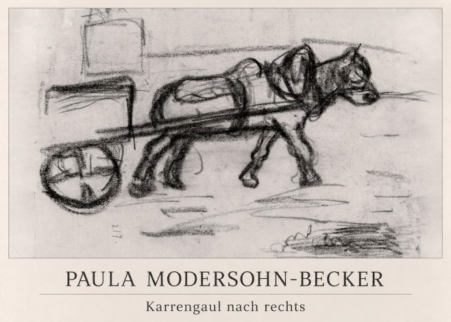 Paula Modersohn-Becker Karrengaul Nach Rechts No1 - Poszter