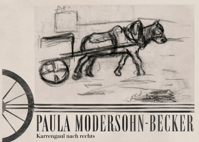Paula Modersohn-Becker Karrengaul Nach Rechts No6 - Poszter