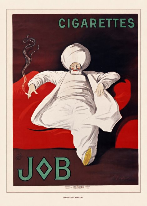 Leonetto Cappiello Job Cigarettes No6 - Poszter