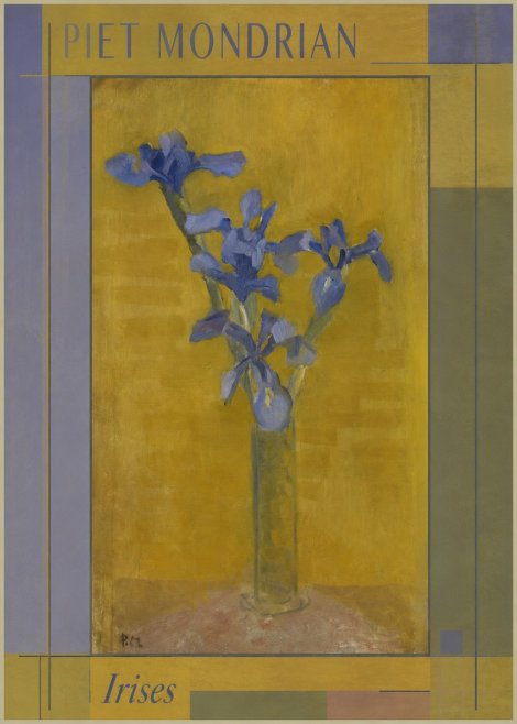 Piet Mondrian Irises No1 - Poszter