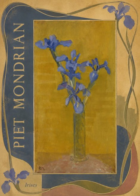 Piet Mondrian Irises No2 - Poszter