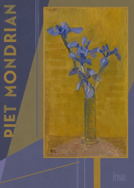 Piet Mondrian Irises No4 - Poszter