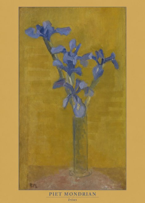 Piet Mondrian Irises No6 - Poszter