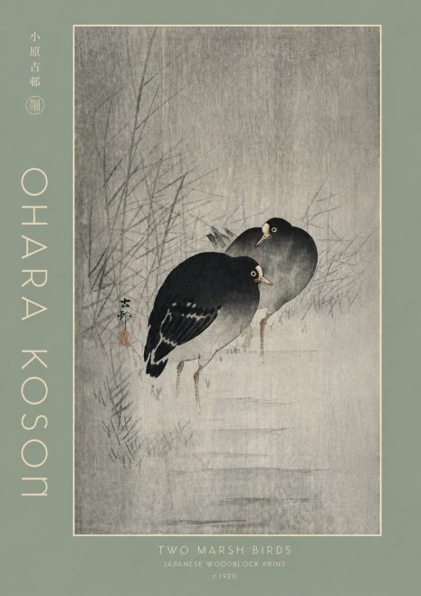 Ohara Koson Two Marsh Birds No4 - Poszter