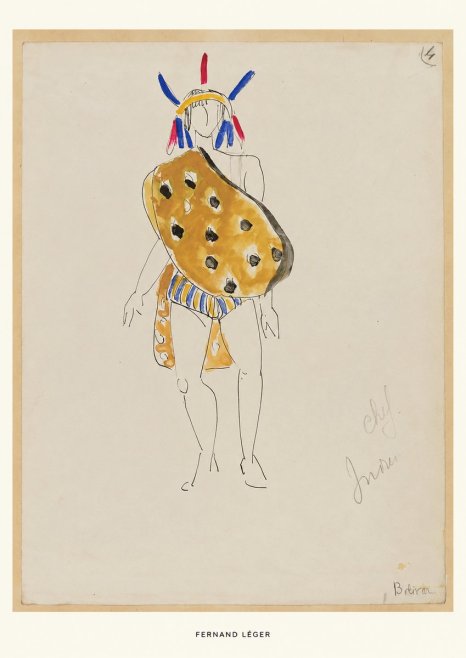 Fernand Léger Chef Indien No5 - Poszter