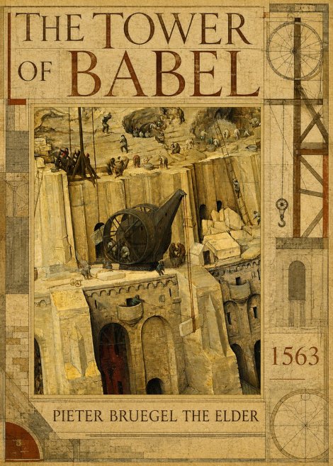 Pieter Bruegel The Tower of Babel VII No6 - Poszter