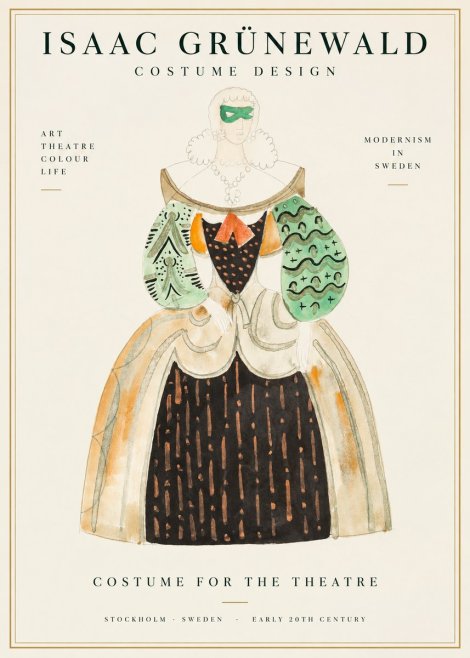 Isaac Grünewald Costume for the Theatre No1 - Poszter