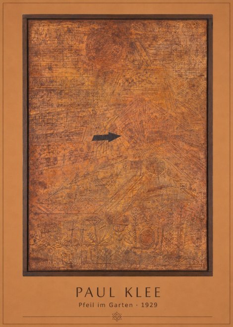 Paul Klee Pfeil Im Garten No3 - Poszter