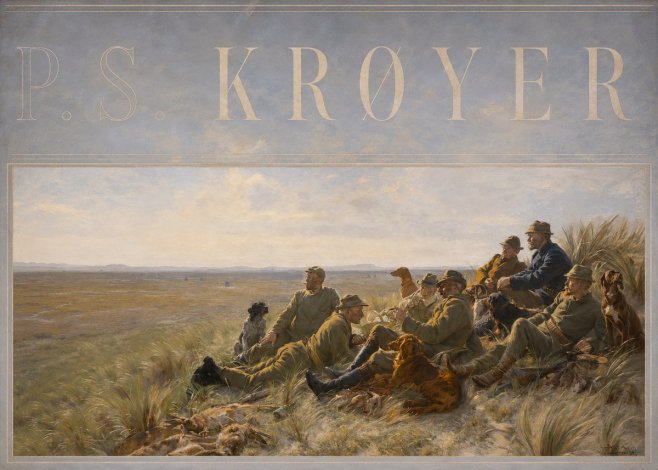 P.S. Krøyer Hare-hunting in the Dunes No6 - Poszter