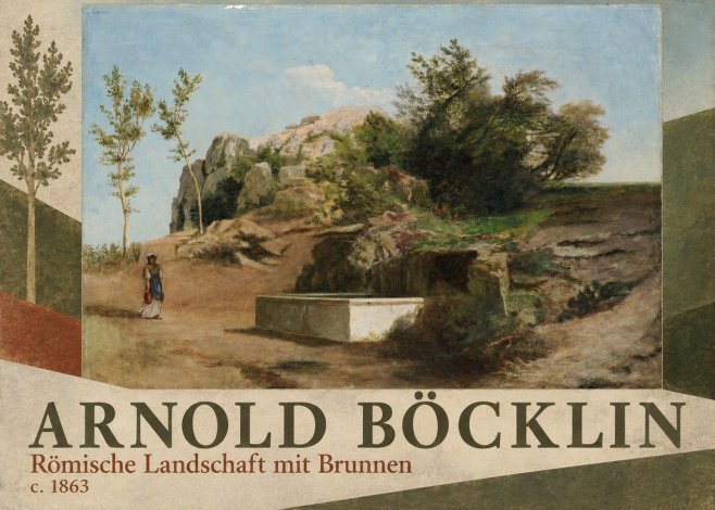 Arnold Böcklin Römische Landschaft Mit Brunnen No5 - Poszter