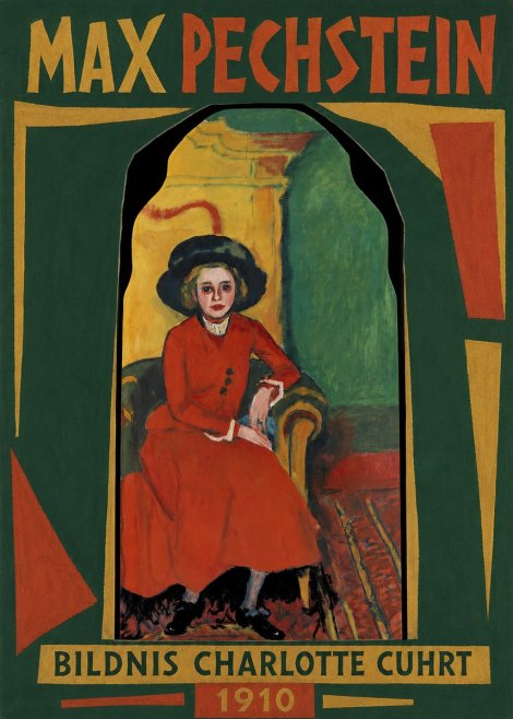 Max Pechstein Bildnis Charlotte Cuhrt No1 - Poszter