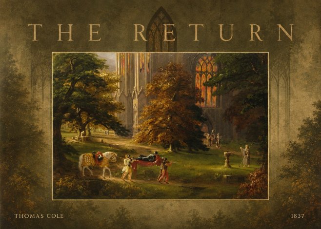 Thomas Cole The Return II No3 - Poszter