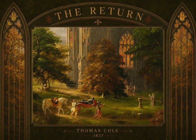 Thomas Cole The Return II No6 - Poszter