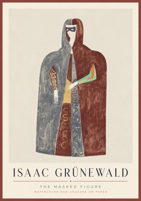 Isaac Grünewald The Masked Figure No1 - Poszter